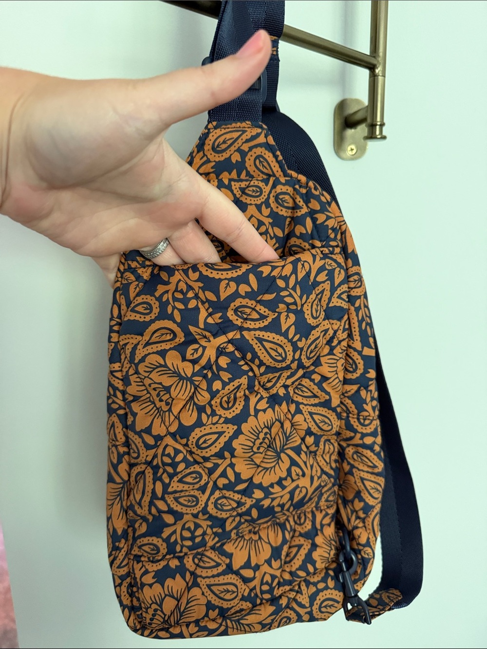 Vera Bradley Quilted Nylon Sling Bag - Picture 4 of 6